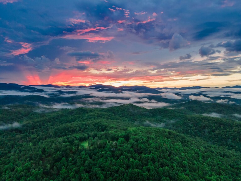Blue Ridge Georgia Mountain Landscape Travel Planning